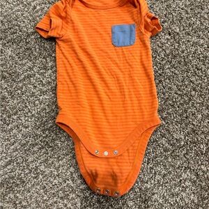 Cat & Jack Orange and Blue Bodysuit One Piece